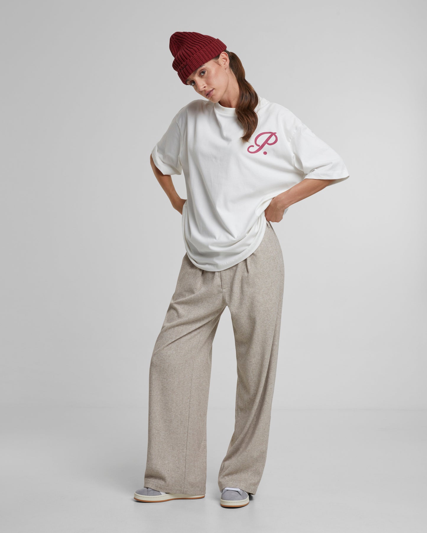Soho Pleated Pants Cream (ALT)