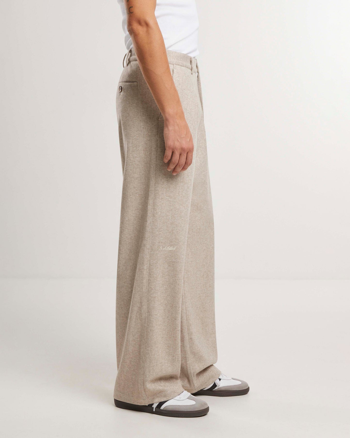 Soho Pleated Pants Cream (ALT)