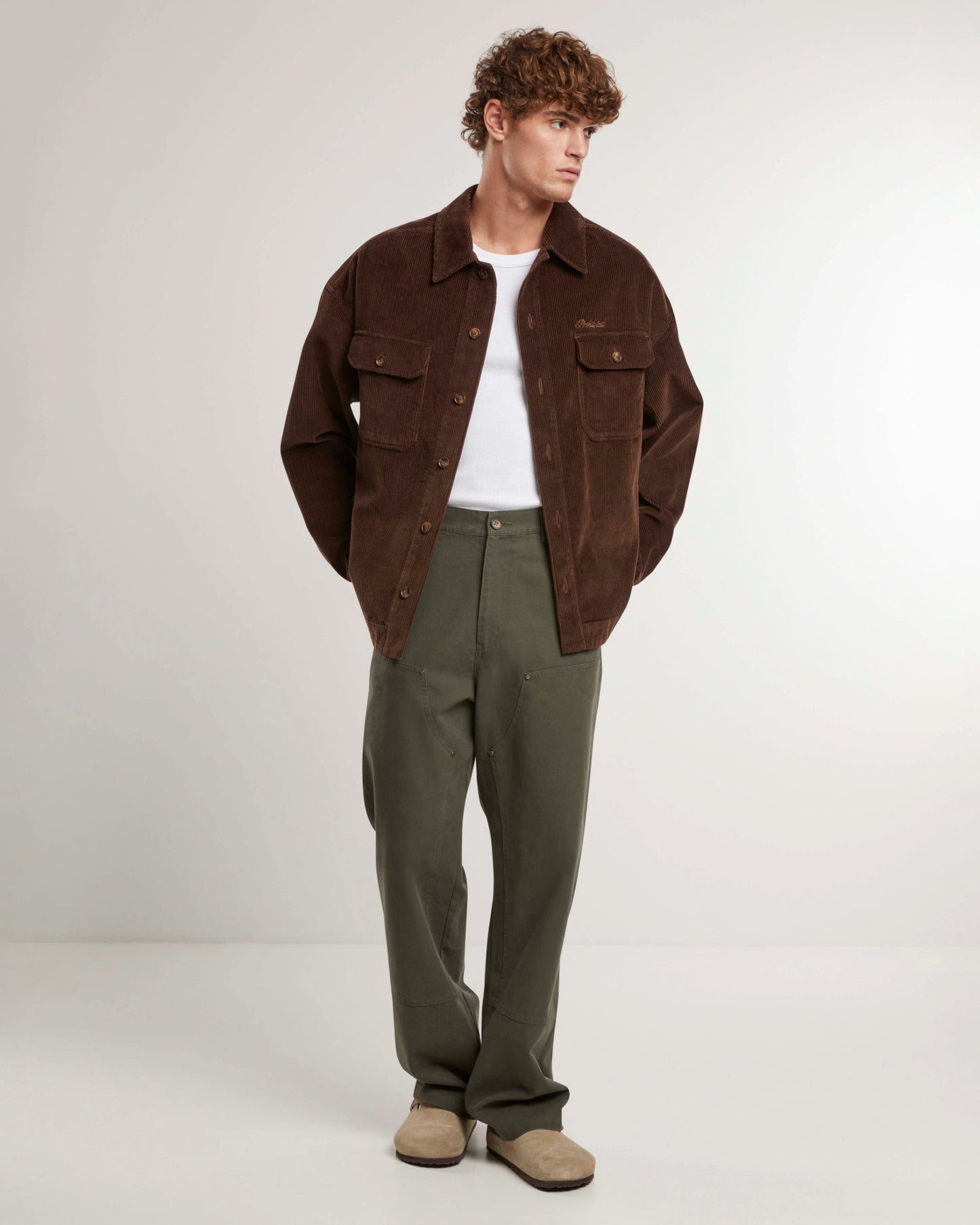East Ham Carpenter Pants Green