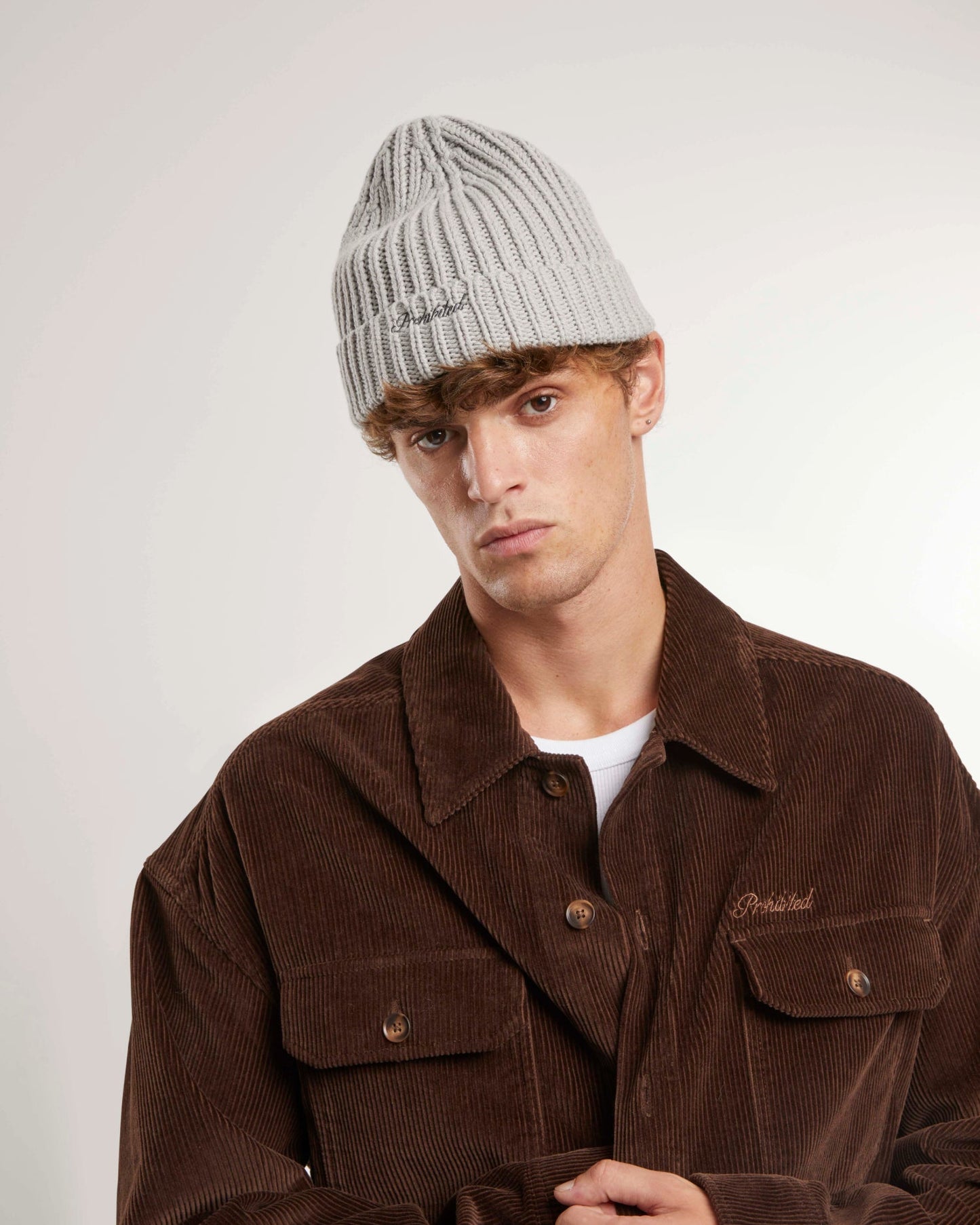 Rough Beanie Grey