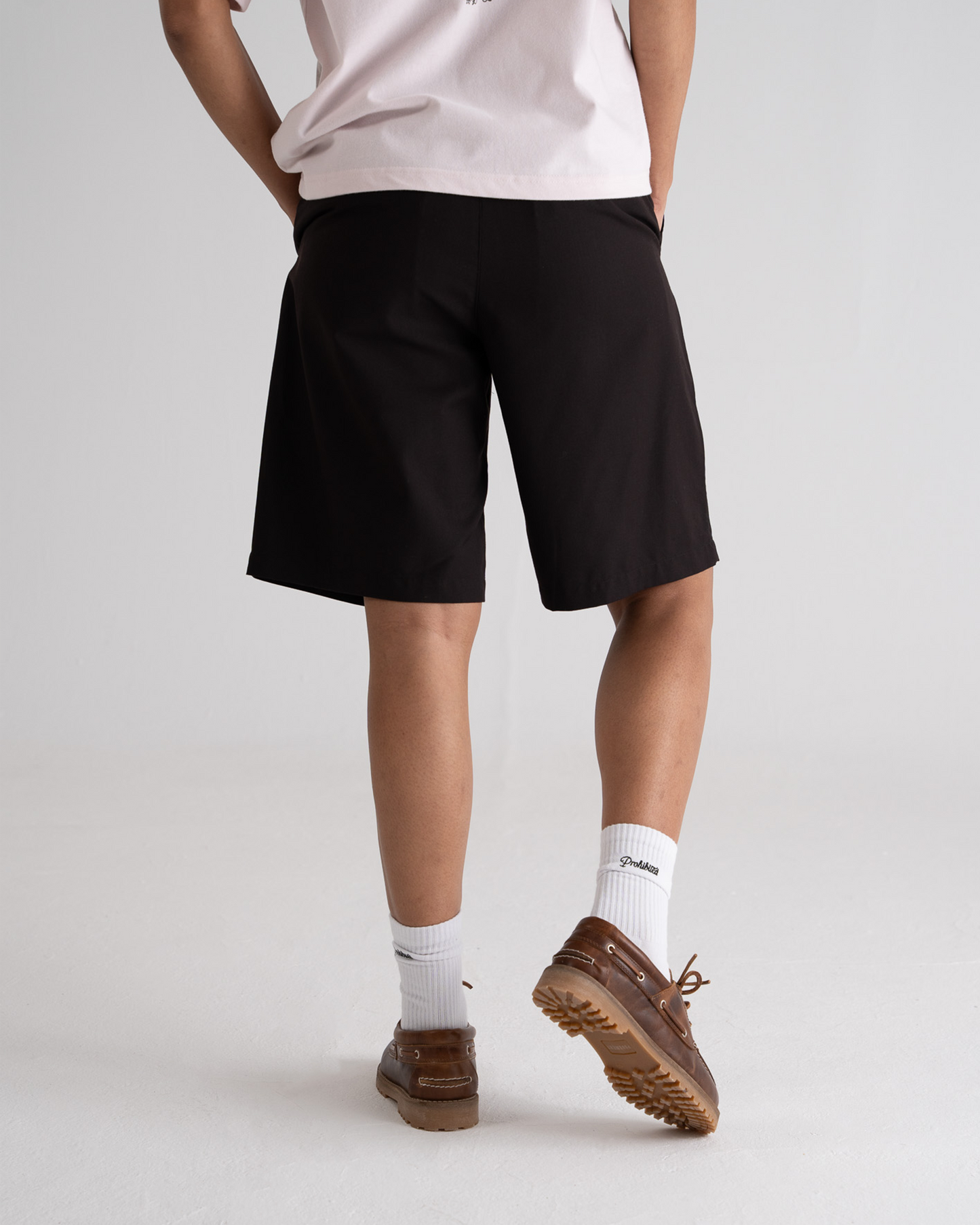 Pleated Shorts Brown