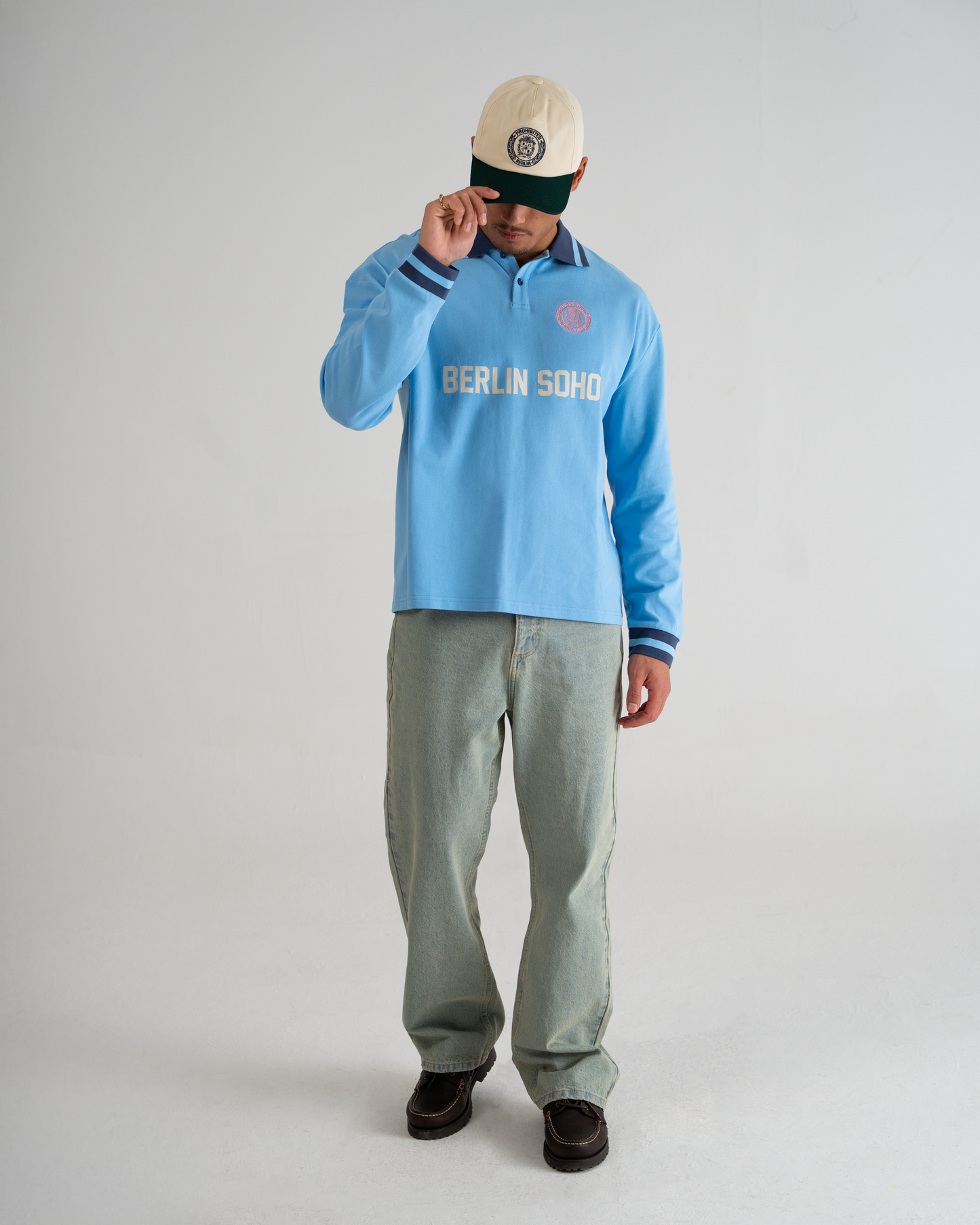 PBFC Polo Longsleeve Aqua