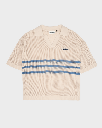Resort Knitted Polo Blue