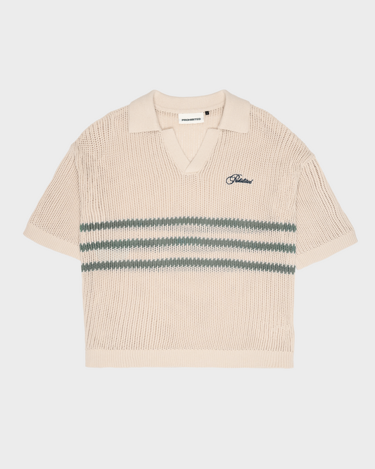 Resort Knitted Polo Green