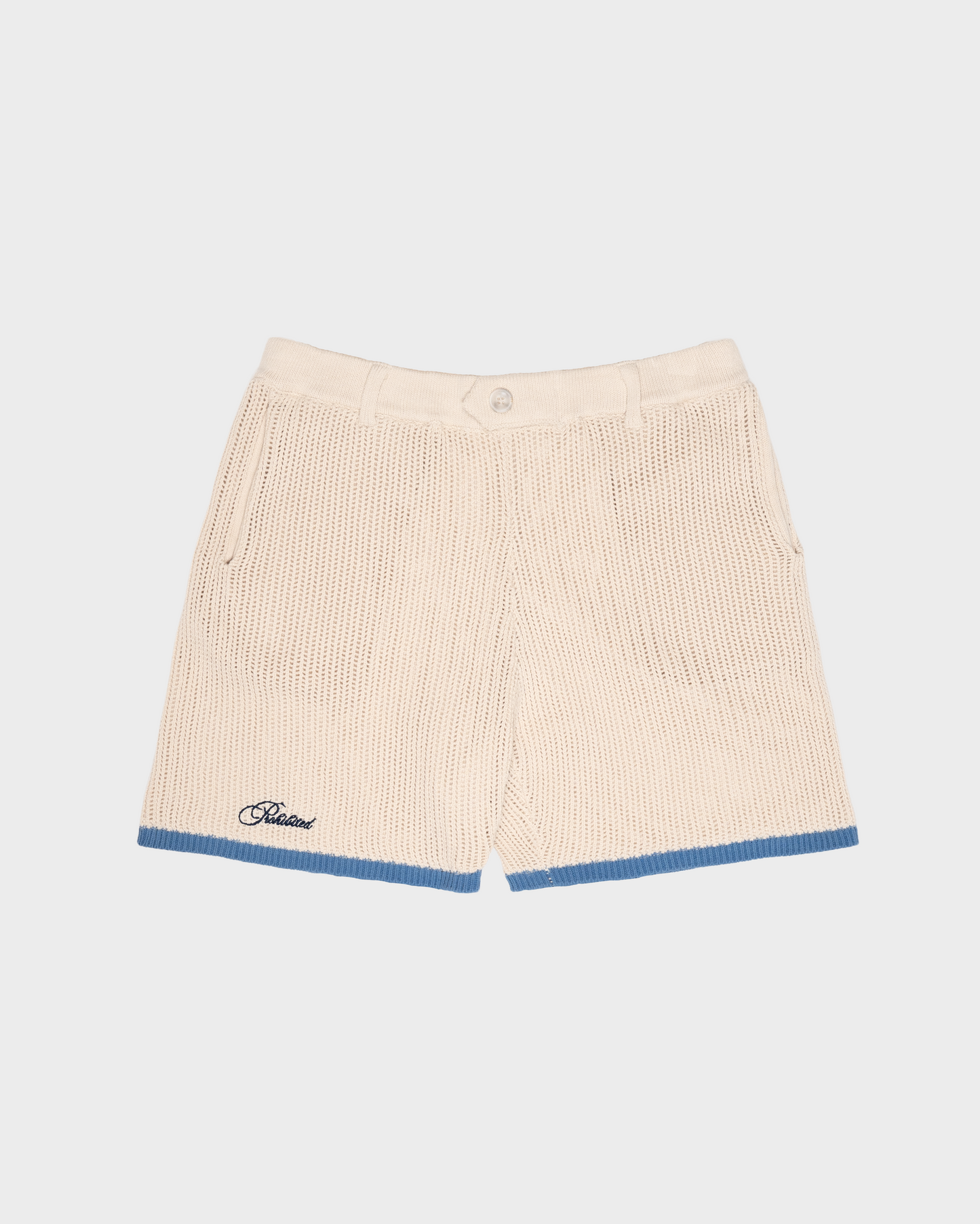 Resort Knitted Shorts Blue