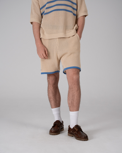Resort Knitted Shorts Blue