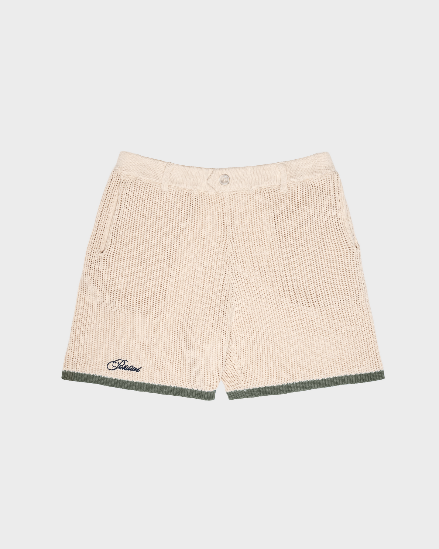 Resort Knitted Shorts Green