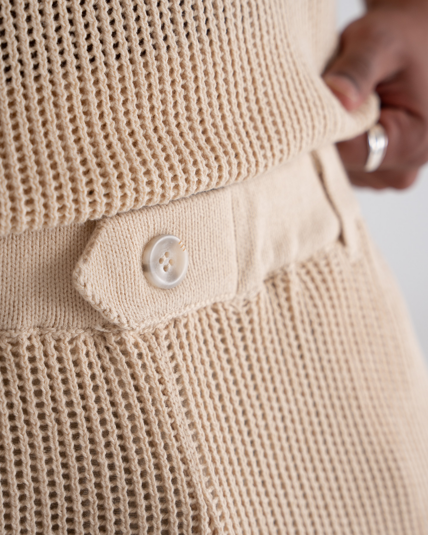 Resort Knitted Shorts Green
