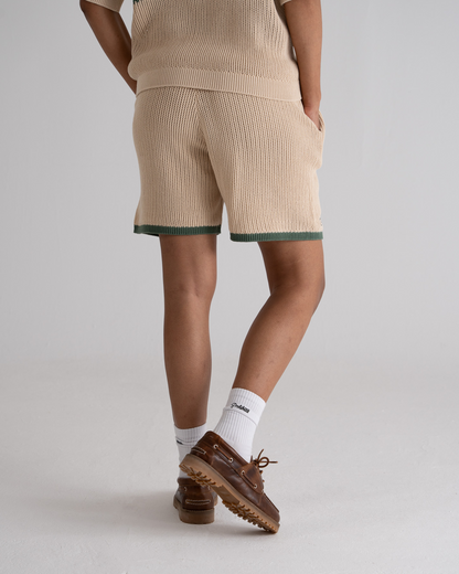 Resort Knitted Shorts Green