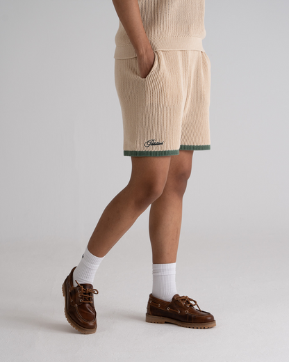 Resort Knitted Shorts Green