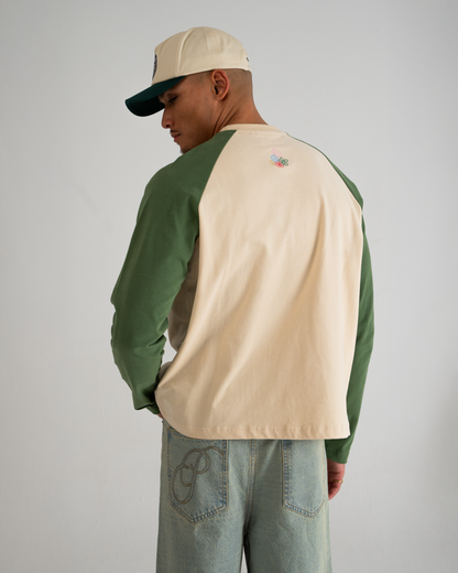 Rosi Raglan Longsleeve  Vintage Green