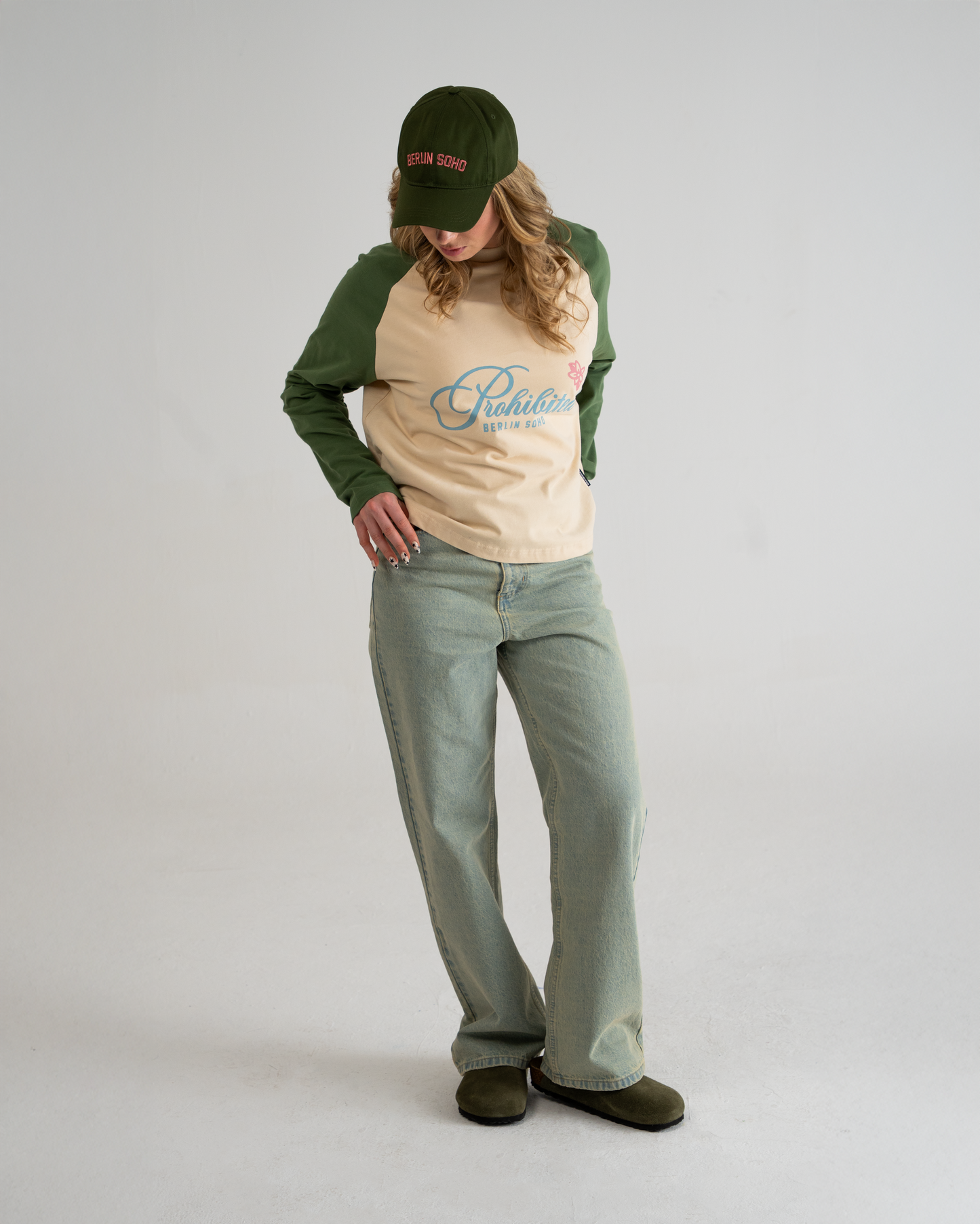 Rosi Raglan Longsleeve  Vintage Green