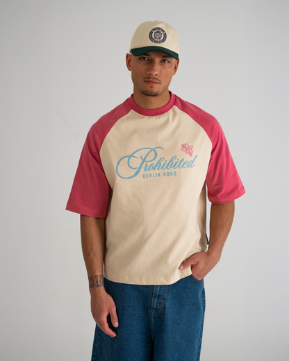 Rosi Raglan Tee Vintage Red