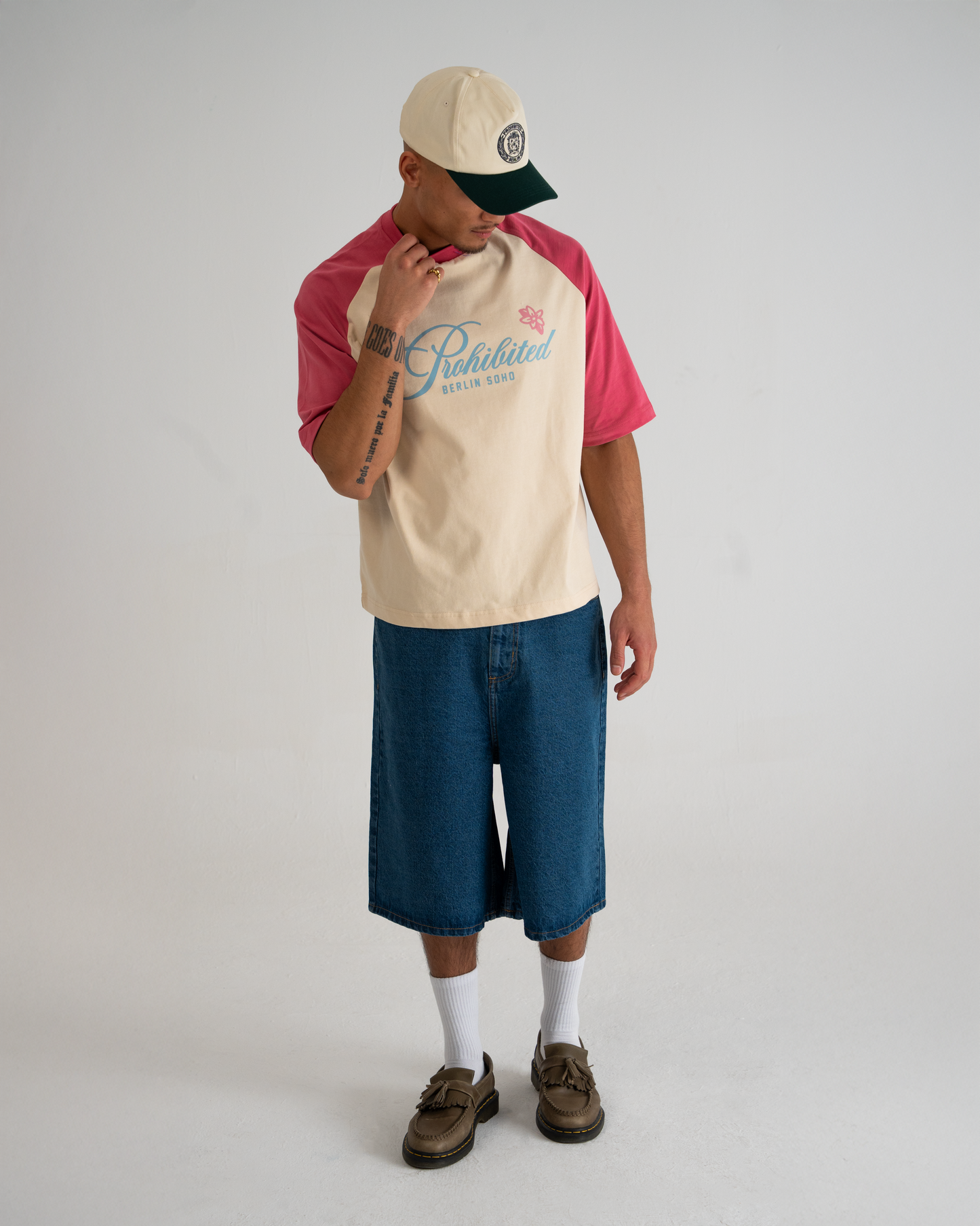 Rosi Raglan Tee Vintage Red