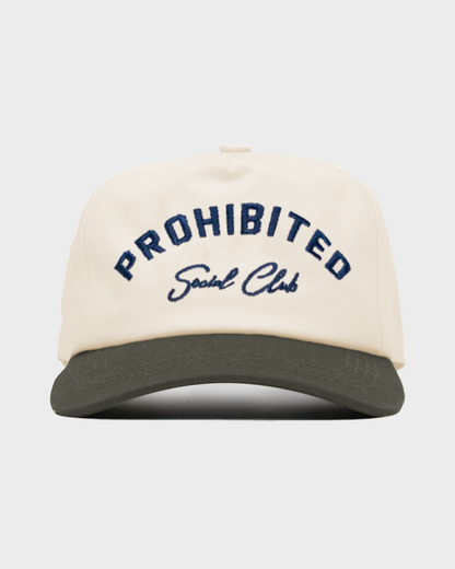SC Contrast Flat Cap Green