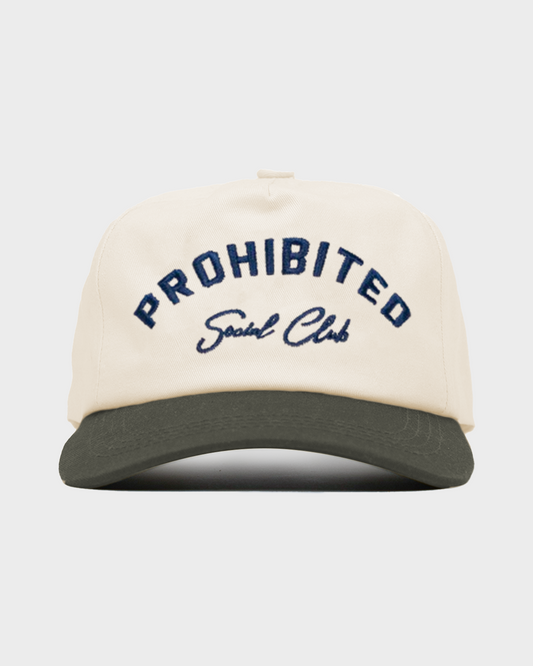 SC Contrast Flat Cap Green