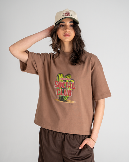 SC Cactus Tee Brown