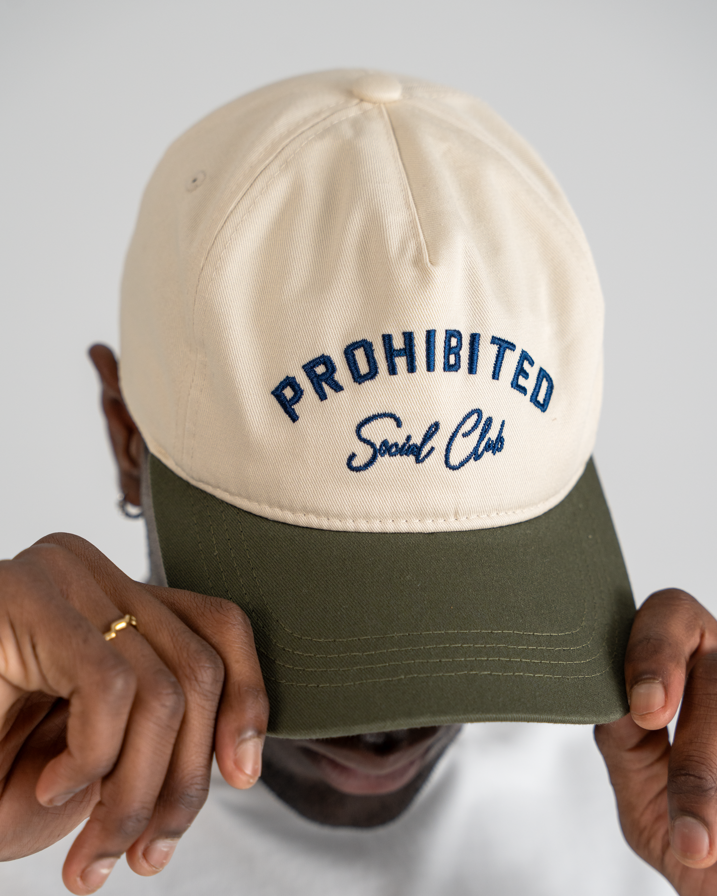 SC Contrast Flat Cap Green