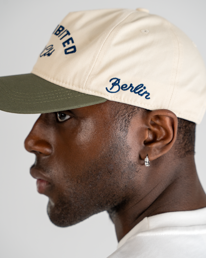 SC Contrast Flat Cap Green