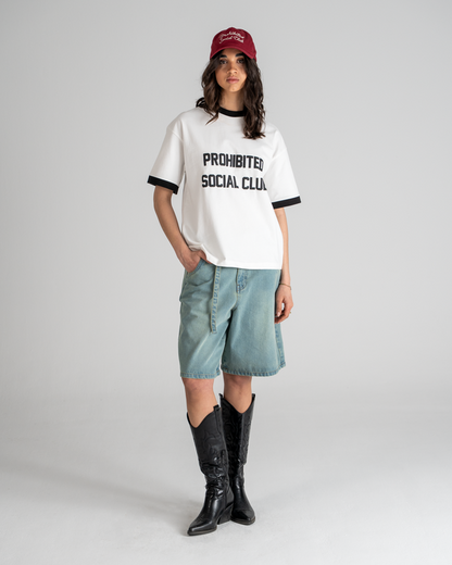 SC Contrast Tee Black