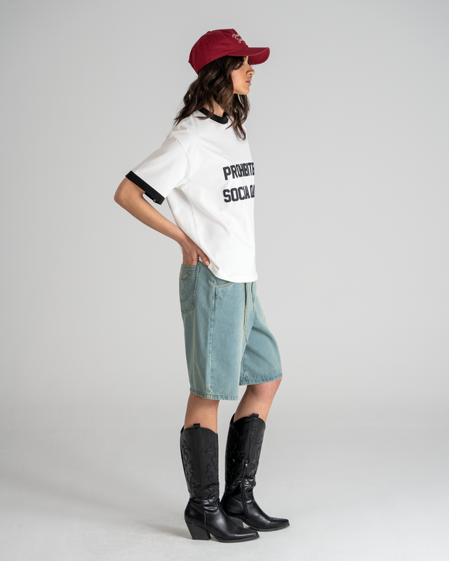 SC Contrast Tee Black