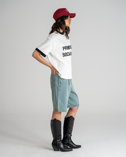SC Contrast Tee Black