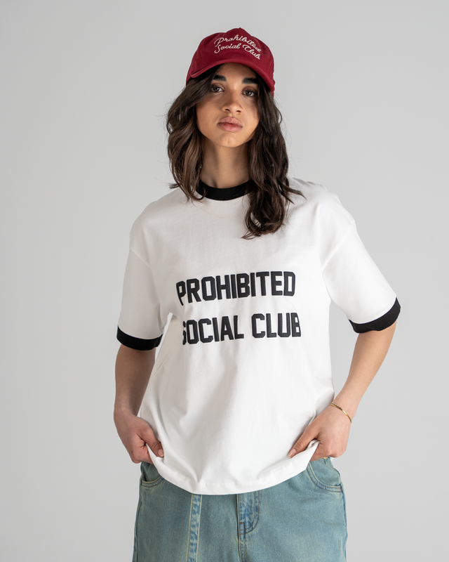 SC Contrast Tee Black