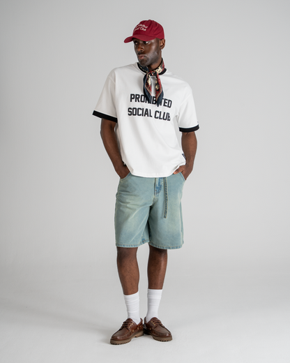 SC Contrast Tee Black
