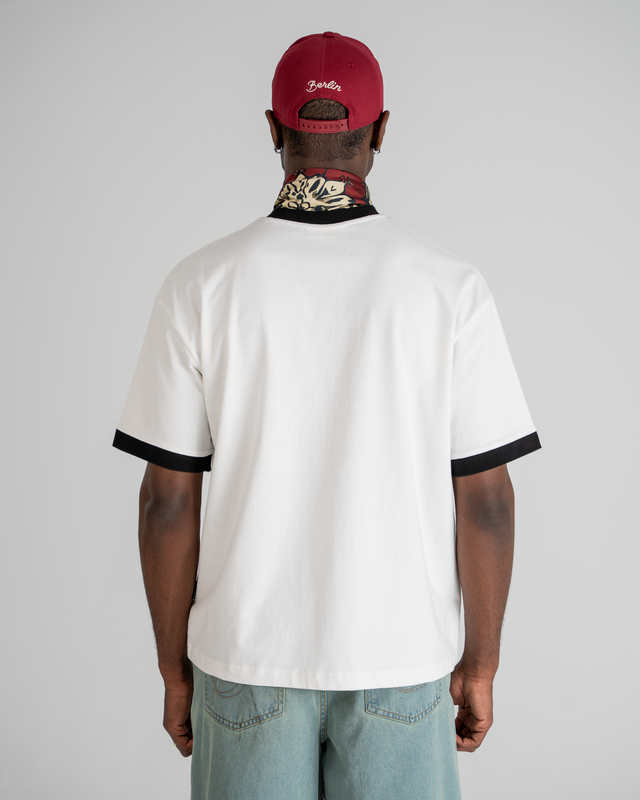 SC Contrast Tee Black