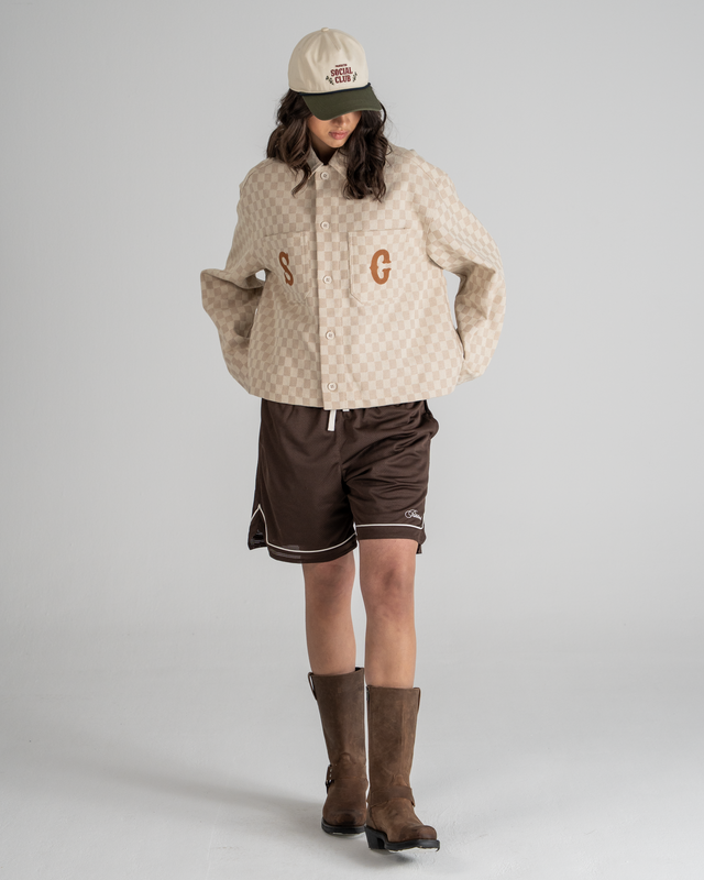 SC Mesh Shorts Brown