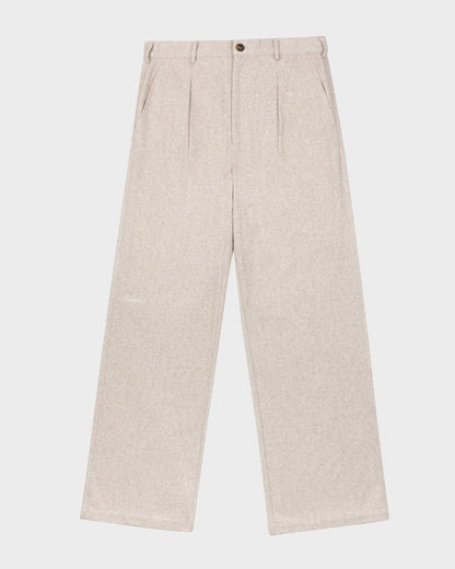 Soho Pleated Pants Cream (ALT)