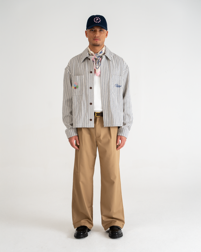 SoHo Pleated Pants Vintage Desert