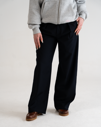 SoHo Pleated Pants Vintage Navy