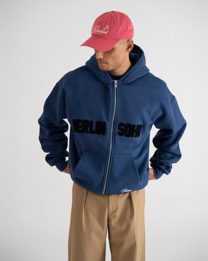 SoHo Zip-Hoodie Midnight Blue