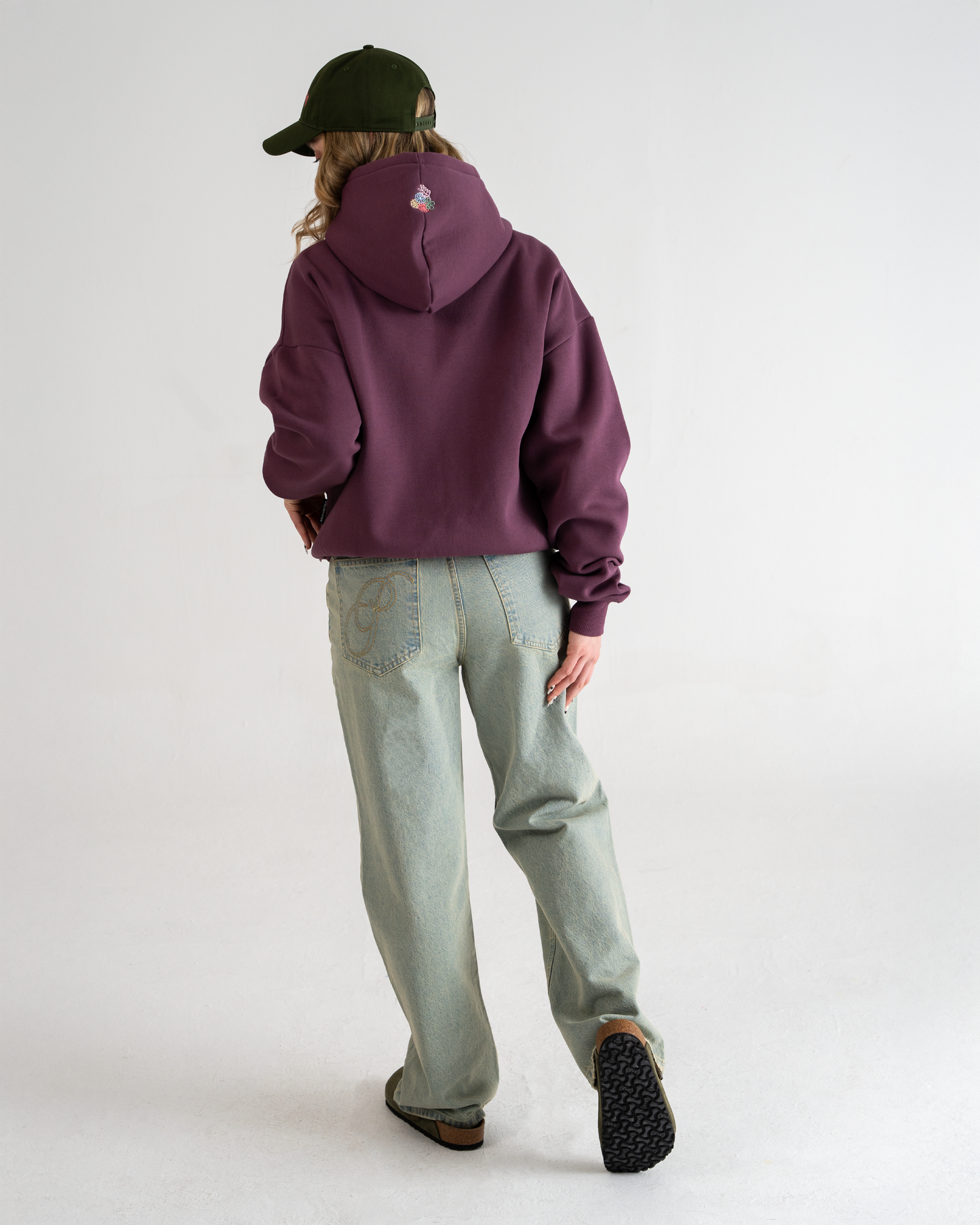 SoHo Zip-Hoodie Plum
