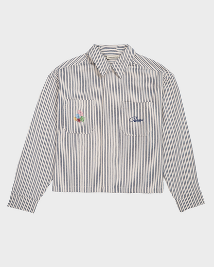Striped Harrington Jacket True Blue