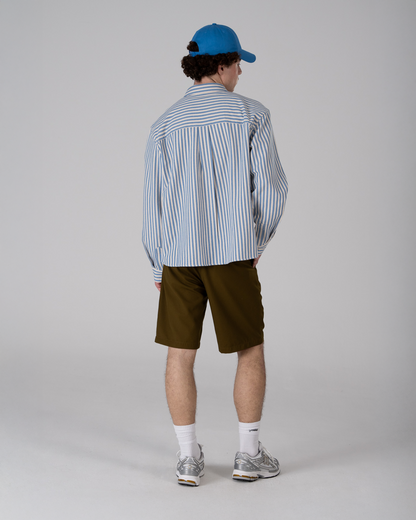 Striped Vacation Shirt Blue