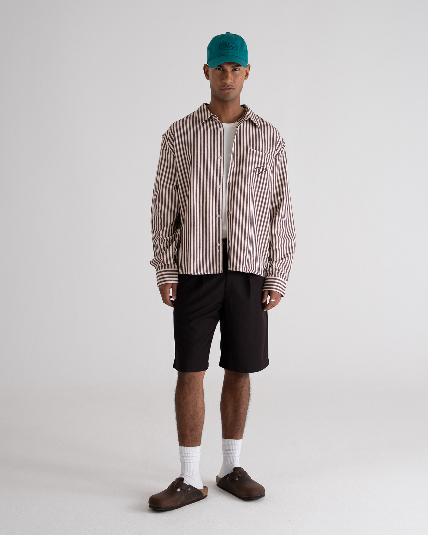 Striped Vacation Shirt Bordeaux