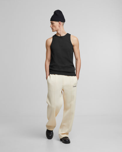 The Embroidery Tank Top Black