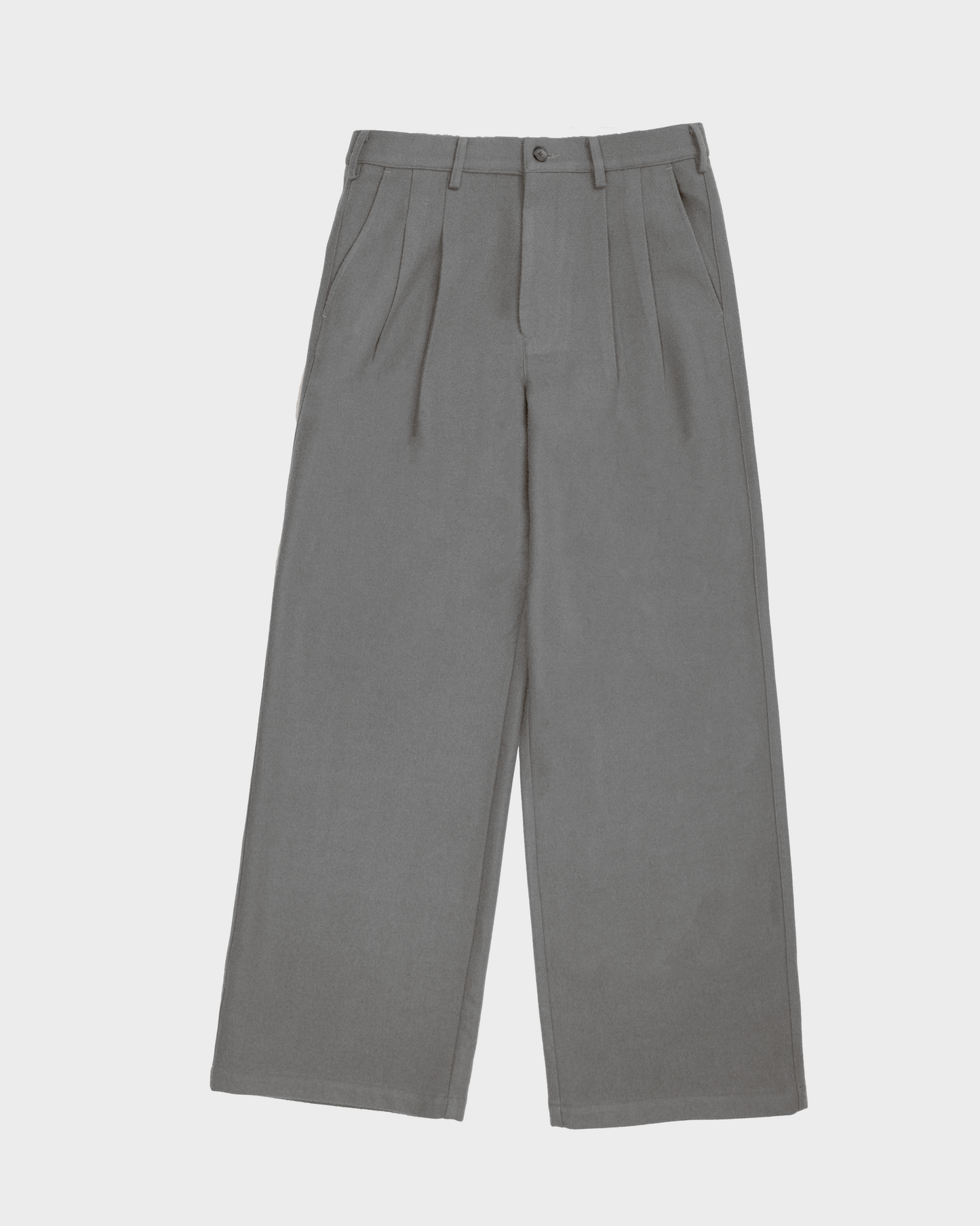 Double Pleated Club Pants GREY