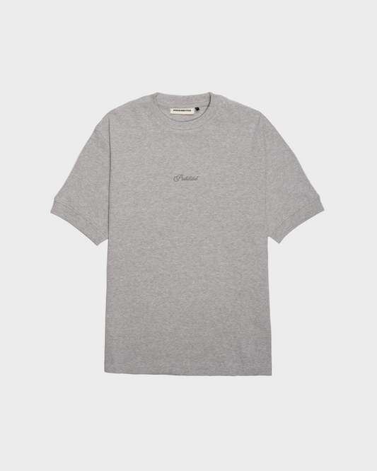 The Slim Tee Grey Melange