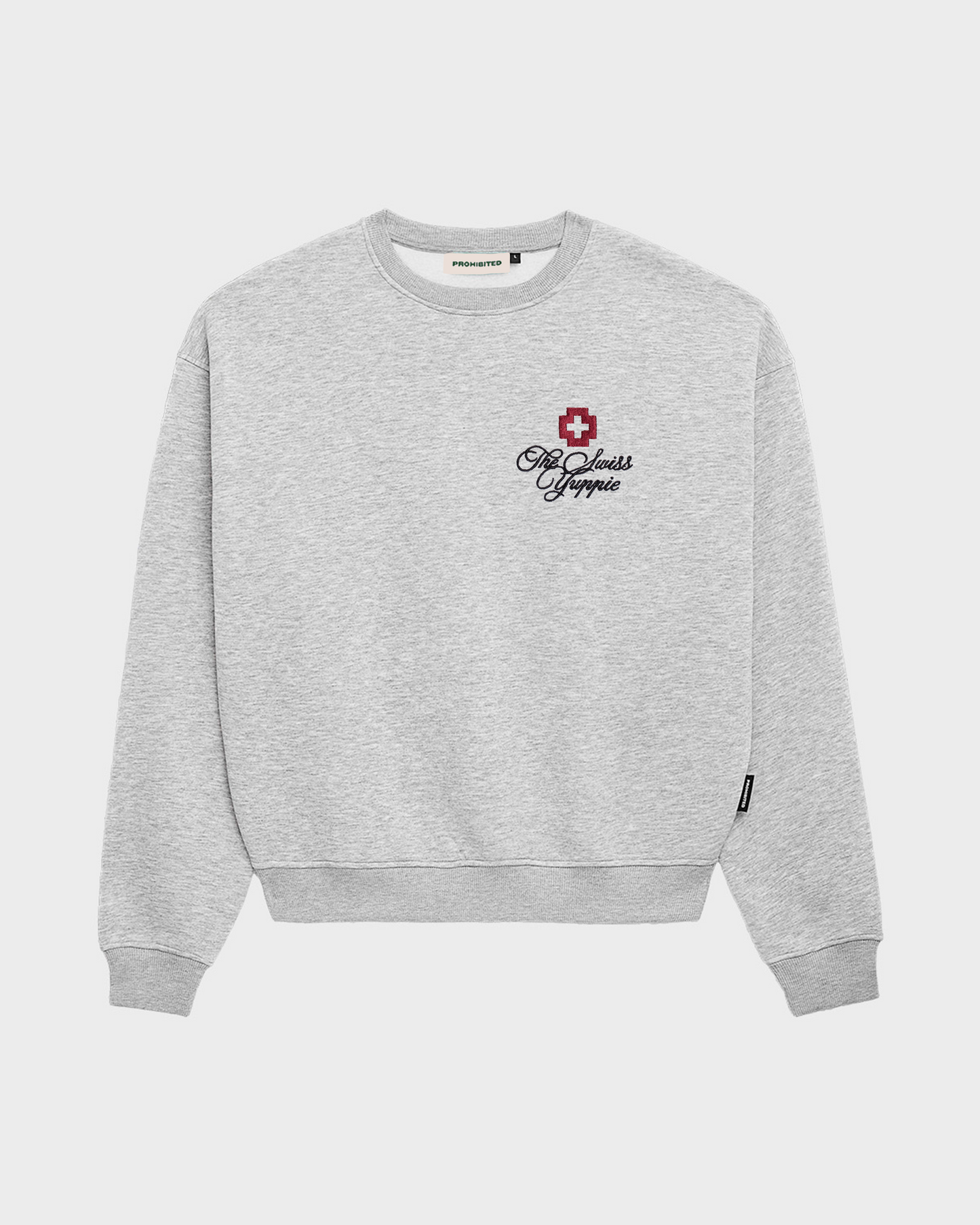 The Swiss Yuppie Crewneck Grey Melange