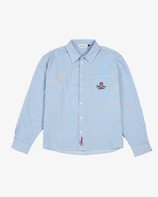 The Swiss Yuppie Dress Shirt Blue