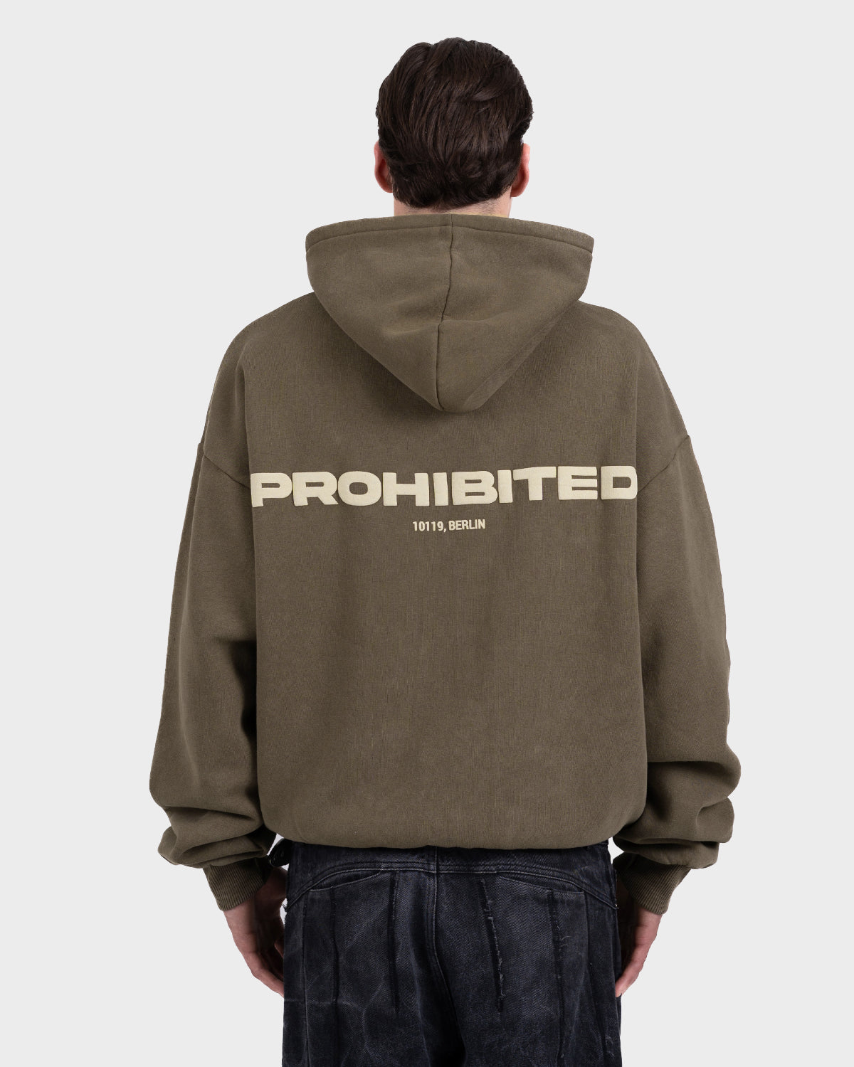 10119 Zip-Hoodie Mokka