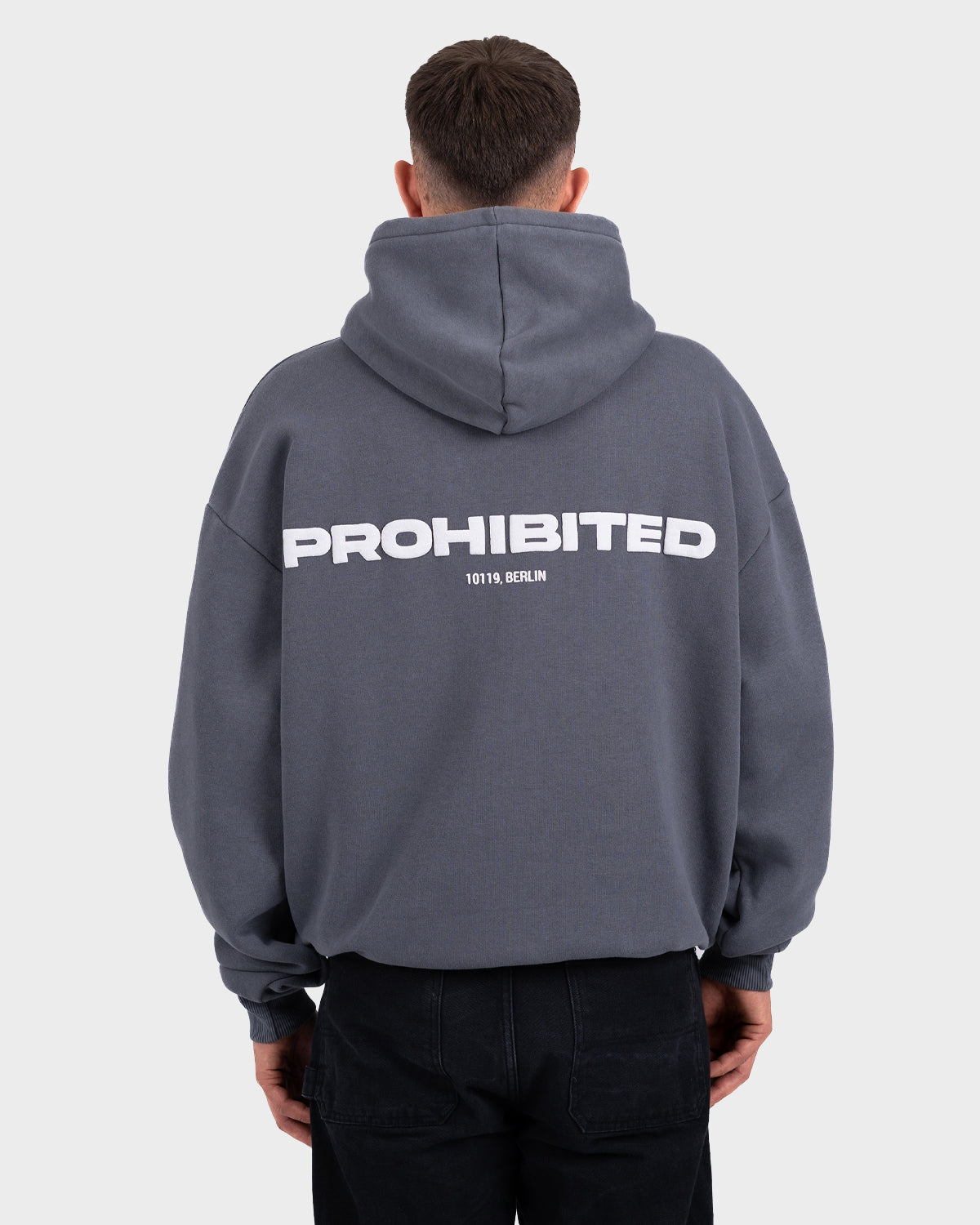 10119 Hoodie Grey (Stone Washed)