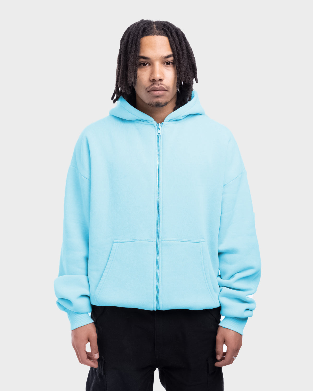 Oversized Zip-Hoodie Baby (Stone Washed)