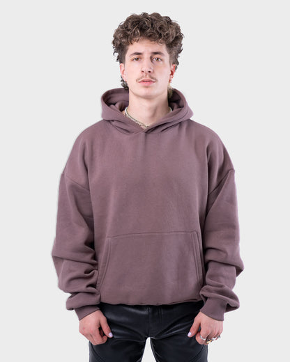 Oversized Hoodie Aubergine