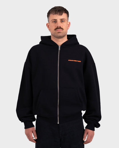10119 Zip-Hoodie Black ALT
