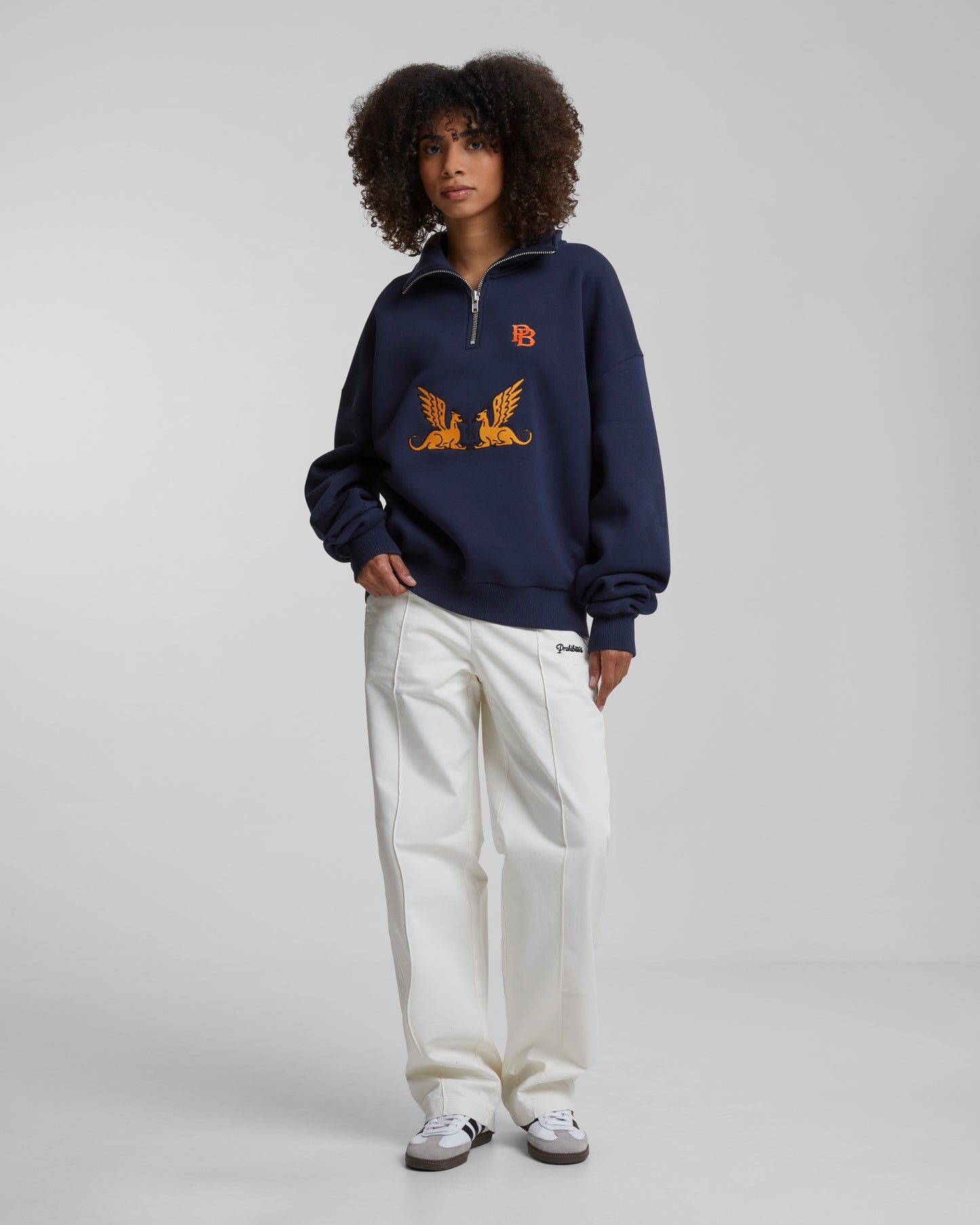 Griffin Half-Zip Navy