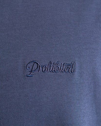 10119 Tee Embroidery Steel Grey
